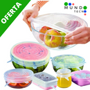 Tapas de Silicona CALIDAD PREMIUM - PACK x6 Uniades - 30%OFF