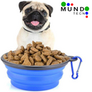Bowls  de mascotas silicona plegable® Ideal Gatos y Perros Pequeños