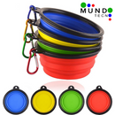 Bowls  de mascotas silicona plegable® Ideal Gatos y Perros Pequeños